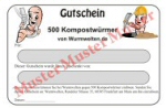 Gutschein f&uuml;r Kompostw&uuml;rmer