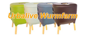 Wurmfarm Urbalive Wurmkiste mit Kompostwürmern