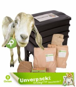 Oxfam Ziegen Wurmkiste